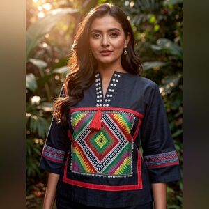 Size XL - Hill Tribe Hemp Top